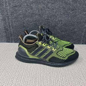 Adidas Ultraboost 1.0 Black Lucid Lemon Green Running Shoes Mens 8.5 ID9682